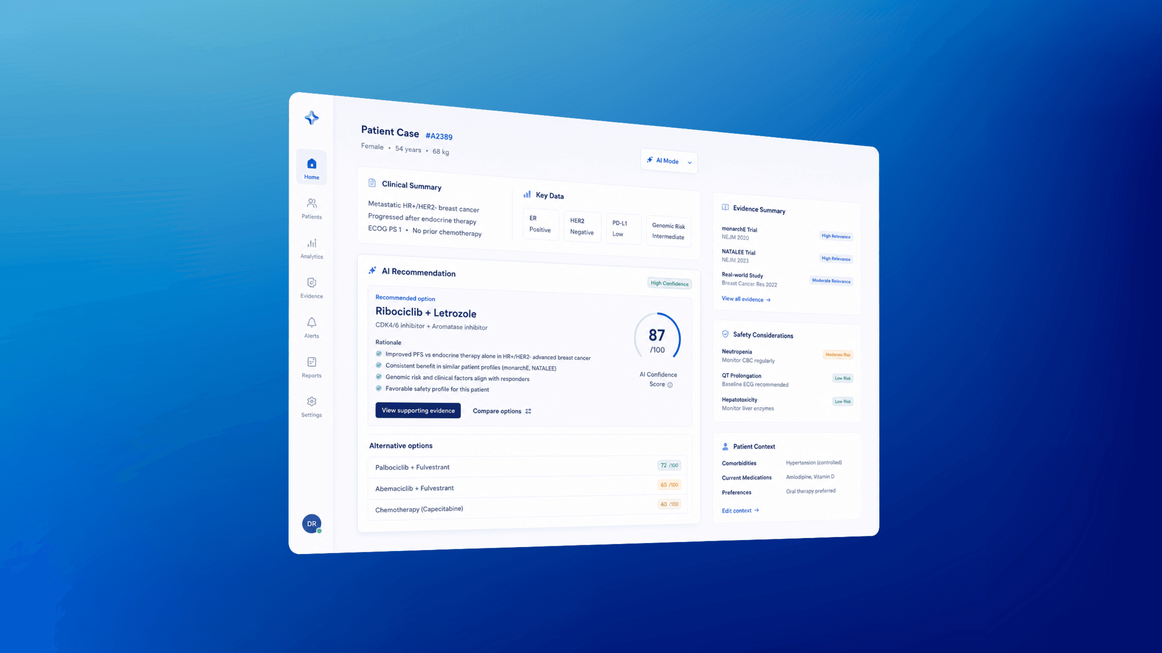 Confidential AI-powered digital product MVP for a French health startup