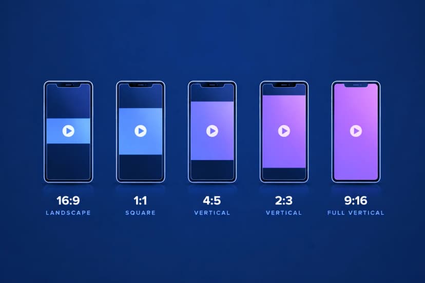 Short motion video assets optimized for healthcare social media platforms