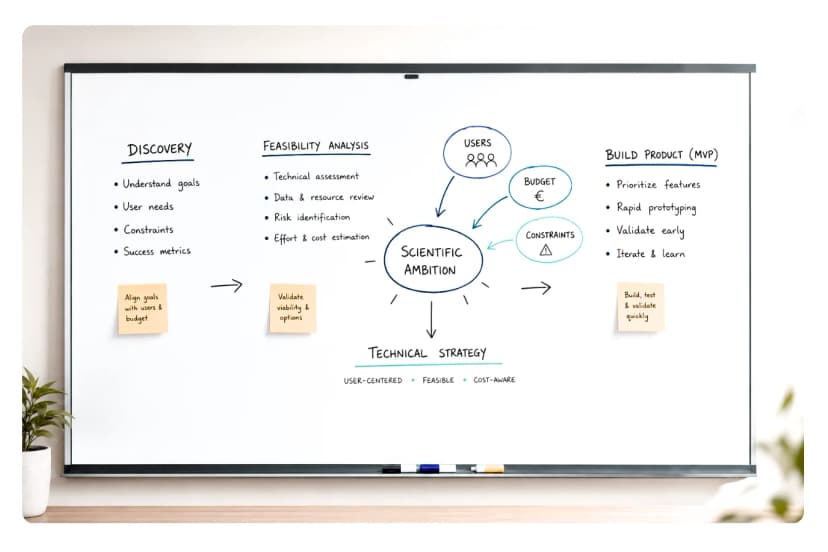 Product discovery and feasibility workshops for healthcare MVP projects