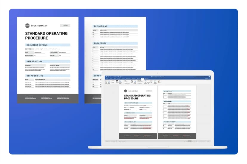 Branded document systems for reports, SOPs and scientific protocols