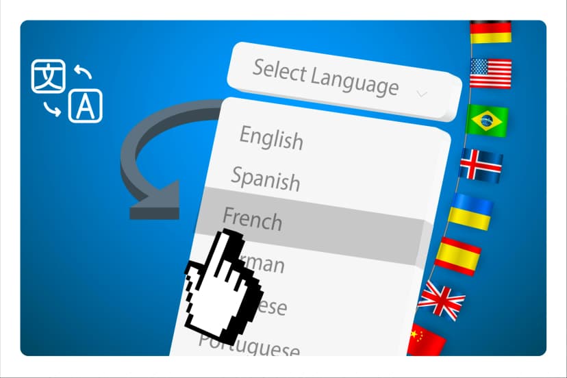 Multilingual medical website design adapted to regional audiences