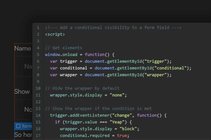 Webflow logic and automation for complex healthcare website workflows