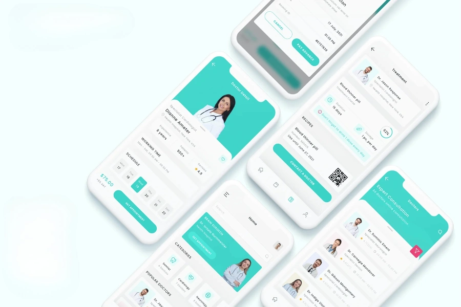 UI UX design for healthcare and scientific digital platforms